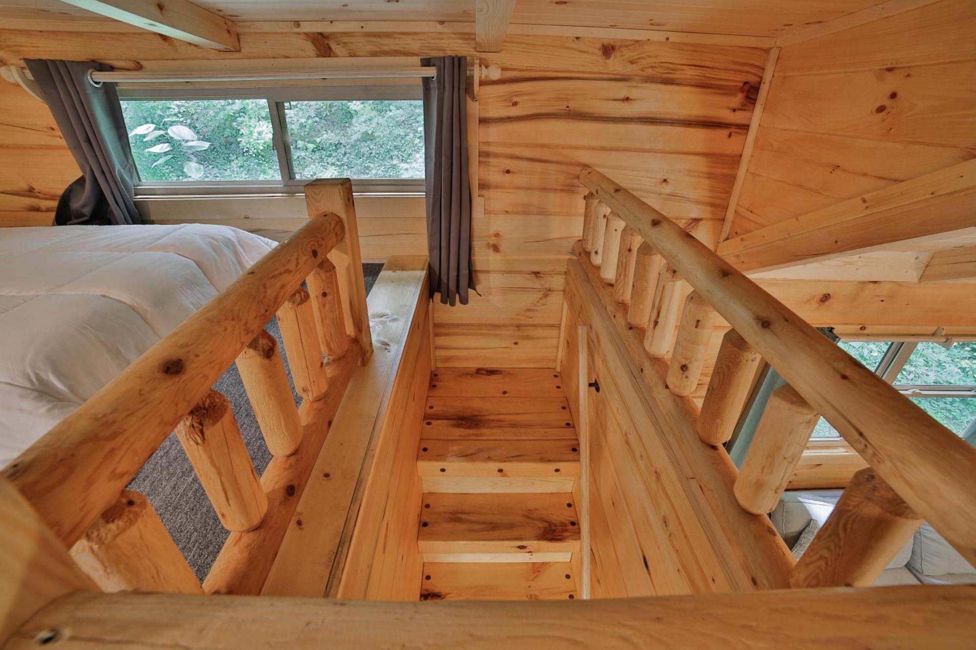 שאטאנוגה Ryon Tiny Home Cabin City-Side Rustic Retreat מראה חיצוני תמונה