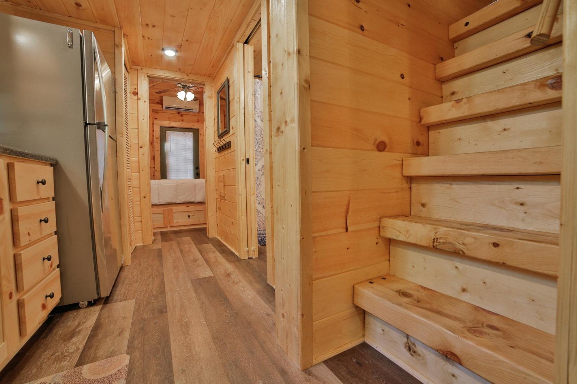שאטאנוגה Ryon Tiny Home Cabin City-Side Rustic Retreat מראה חיצוני תמונה